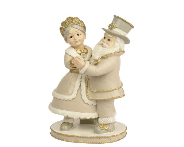 Statue Père/Mère Noël 12x14x20cm
