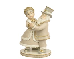Statue Père/Mère Noël 12x14x20cm