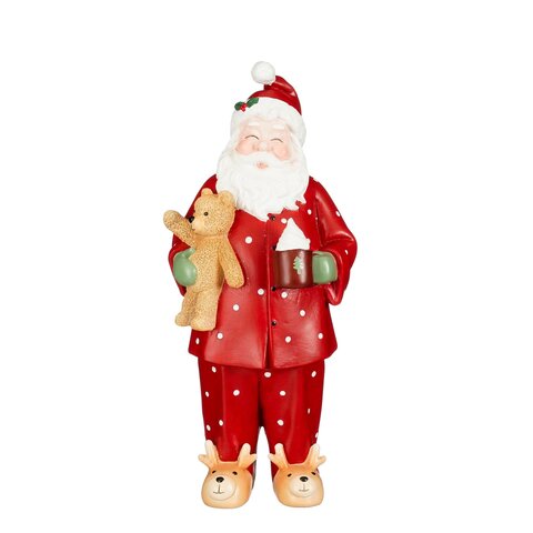 Statue Père Noël 14x11x32cm