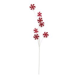Steker kerstballen snoep H61cm