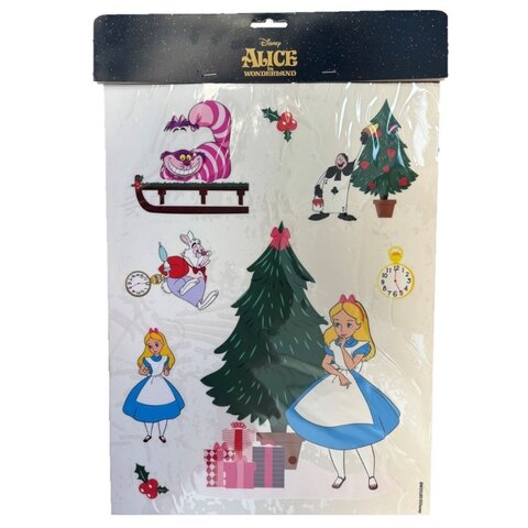 Stickers de fenêtre Alice au pays des merveilles A3