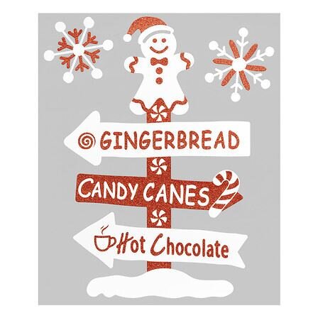 Stickers zuurstok 28x34cm