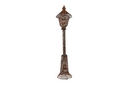 Straatlantaarn Perry 720Led 35x35x150cm bruin