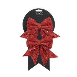 Strik 12x13cm 2stuks rood