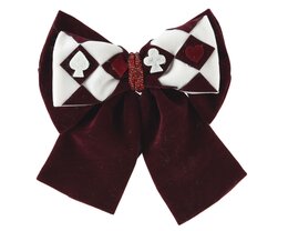 Strik 15x17cm op clip oxblood