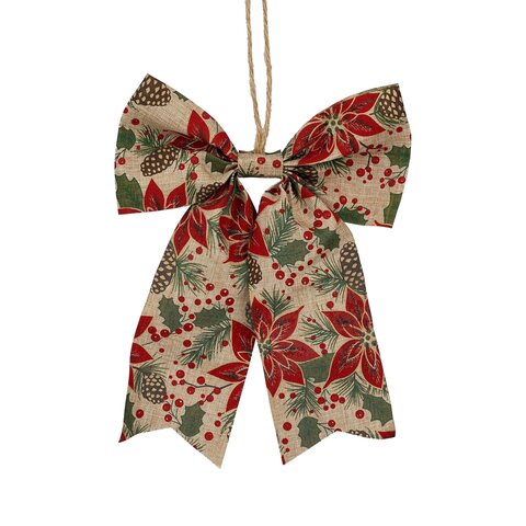 Strik 20x25cm beige poinsettia