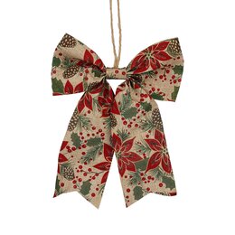 Strik 20x25cm beige poinsettia