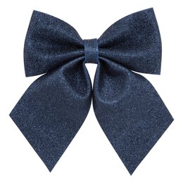 Strik 20x25cm glitter blauw