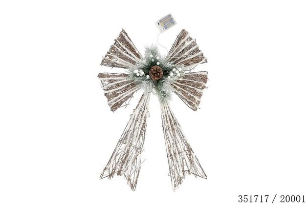 Strik 43x62cm Led rotan/neige