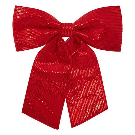 Strik 47x39cm sequins rood