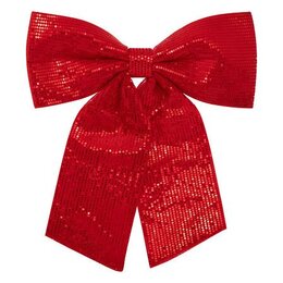 Strik 47x39cm sequins rood