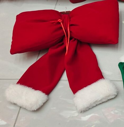 Strik Kerst 30x30cm - rood