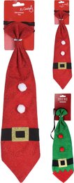 Stropdas Kerst H39cm 2ass