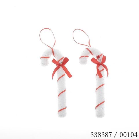 suikerstok met strikje 20cm 2st