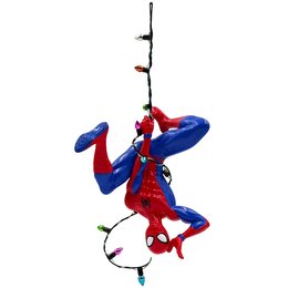 Suspension 3D Spiderman suspendu à la guirlande lumineuse