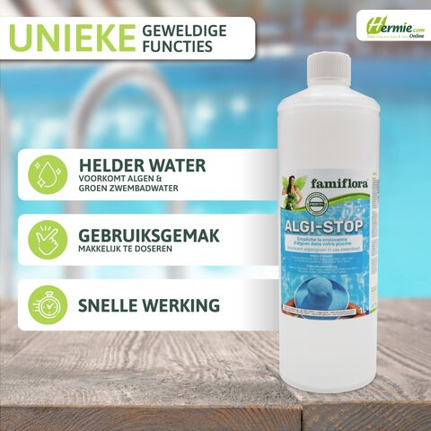 swim clean - Algi-Stop (Zwembad) - 1L - afbeelding 2