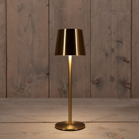 Tafellamp 27x9cm goud warm wit Led