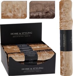 Tafelloper 150x28cm velvet 2ass