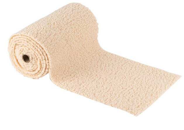 Tafelloper 28cmx3m crème stof
