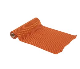Tafelloper 28cmx3m fluweel terracotta