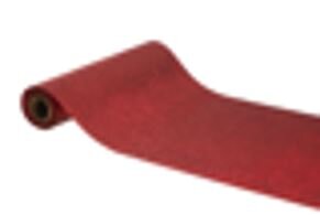 Tafelloper 30cmx5m glitter rood