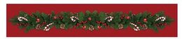 Tafelloper 33x180cm - Kerst guirlande