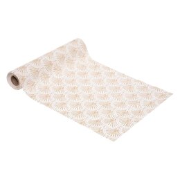 Tafelloper Palmette 28x300cm goud - afbeelding 1