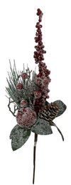Tak 27x14cm rood bessen