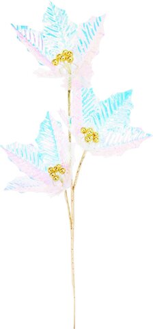 Tak bloemen H60cm iriserend