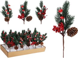 Tak Kerst H22cm 3ass