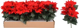 Tak poinsettia H30cm 5bloemen