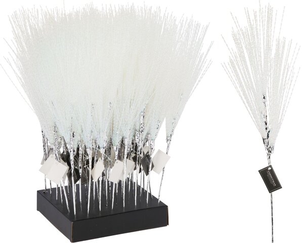 Takjes H60cm wit iriserend