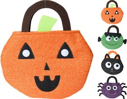 Tas H32cm Halloween 4ass