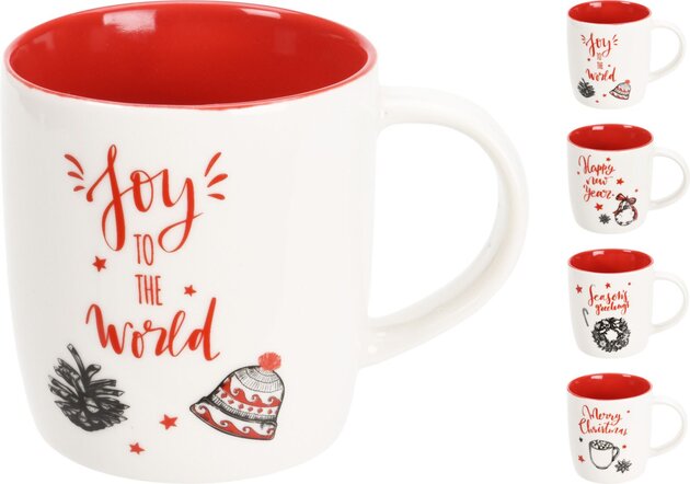 Tasse 320ml 4ass