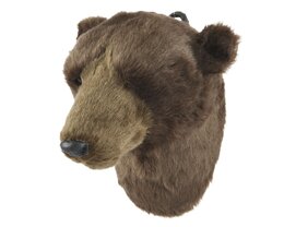 Tête ours 20x18x17cm