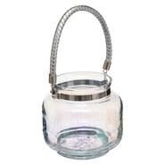 Theelichthouder D14xH13cm - wit