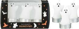 Theelichthouder spook 3x6cm 3stuks