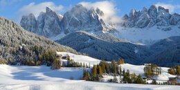 Toile de fond Dolomites 150x75cm