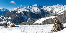Toile de fond sports d'hiver 150x75cm
