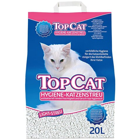 Top Cat kattenbakvulling wit 20 l