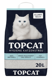 Top Cat litiere chat blanc 20l