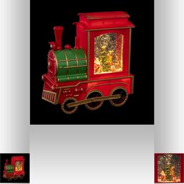 Trein waterbal H22cm 2Led - afbeelding 3