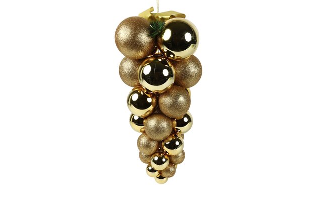 Tros kerstballen Vinella XL H46cm goud