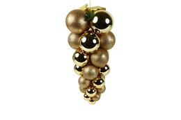 Tros kerstballen Vinella XL H46cm goud
