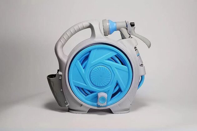 Tuinslang met haspel 15m