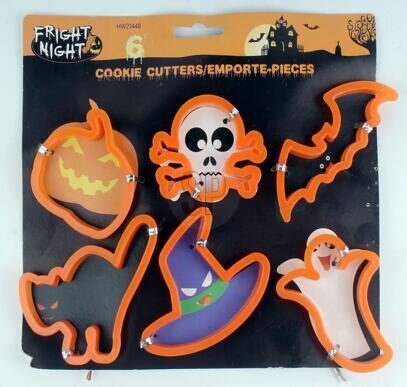 Uitsteekvorm Halloween 6stuks
