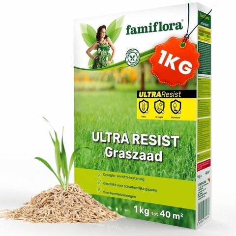Ultra Resist graszaad - 1kg (tot 40m2) - afbeelding 1