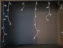 Verlichting ijspegel solar 60x480cm 120Led koud wit