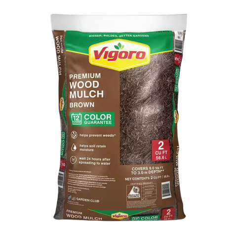 Vigoro Paillis de Bois brun 16kg/56L