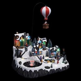 Village de Noël 46L montgolfière
